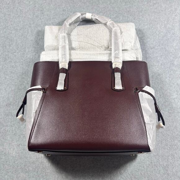 Michael Kors Voyager Tote Laptop Bag in Barolo (Oxblood Reddish Brown) NWT - Picture 8 of 12